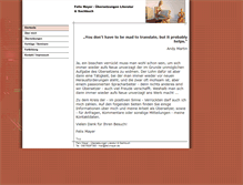 Tablet Screenshot of felixmayer.de